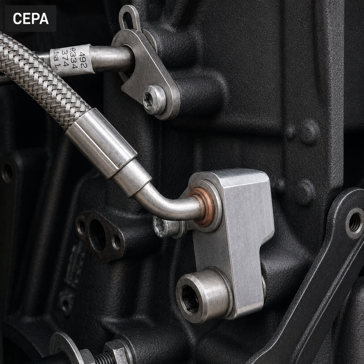 Adapter-Kit Öl-/Wasseranschluss 2.5 TFSI CEPA / CZG – Umbau auf DAZA-Turbolader