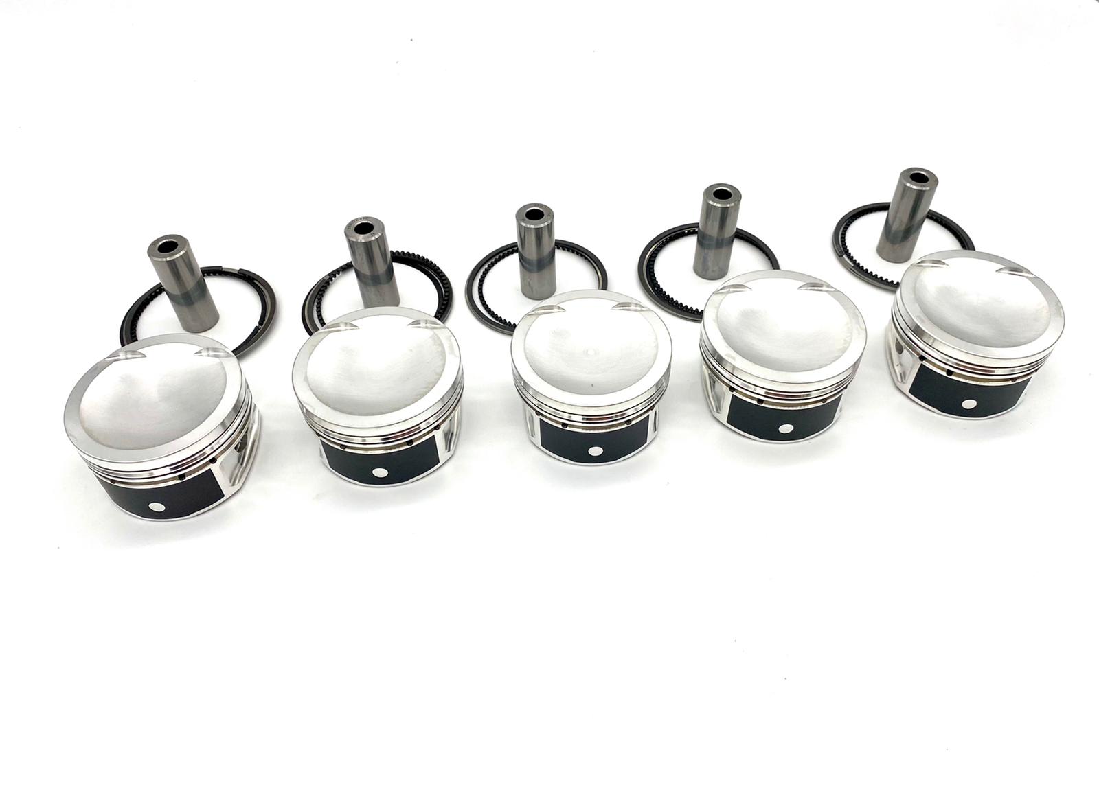 JE-Kolben 1350PS Upgrade Custom Audi 2,5l TFsi TTRS DAZA, DNWA 5 Zylinder-Satz /Schmiedekoilben / Upgradekolben / Motorsportkolben / Tfsi / Pistons /