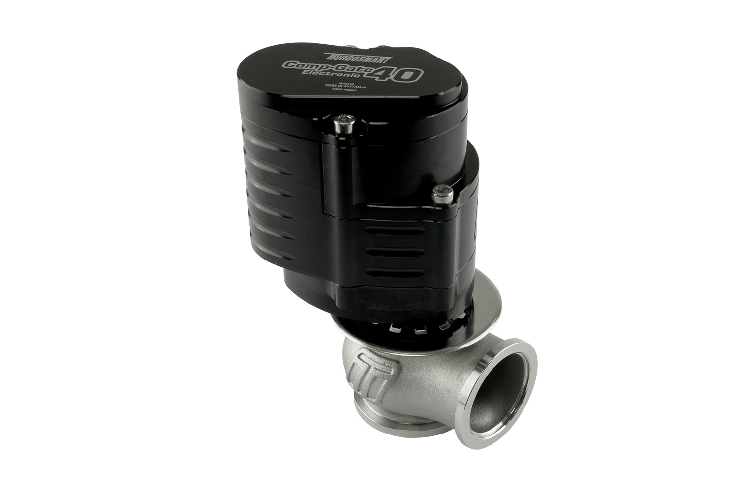 Turbosmart GenV Electronic CompGate40 WG40 elektronisches Wastegate – Schwarz