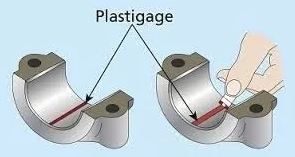 Messstreifen für Gleitlager / Lagerschalen Glyco