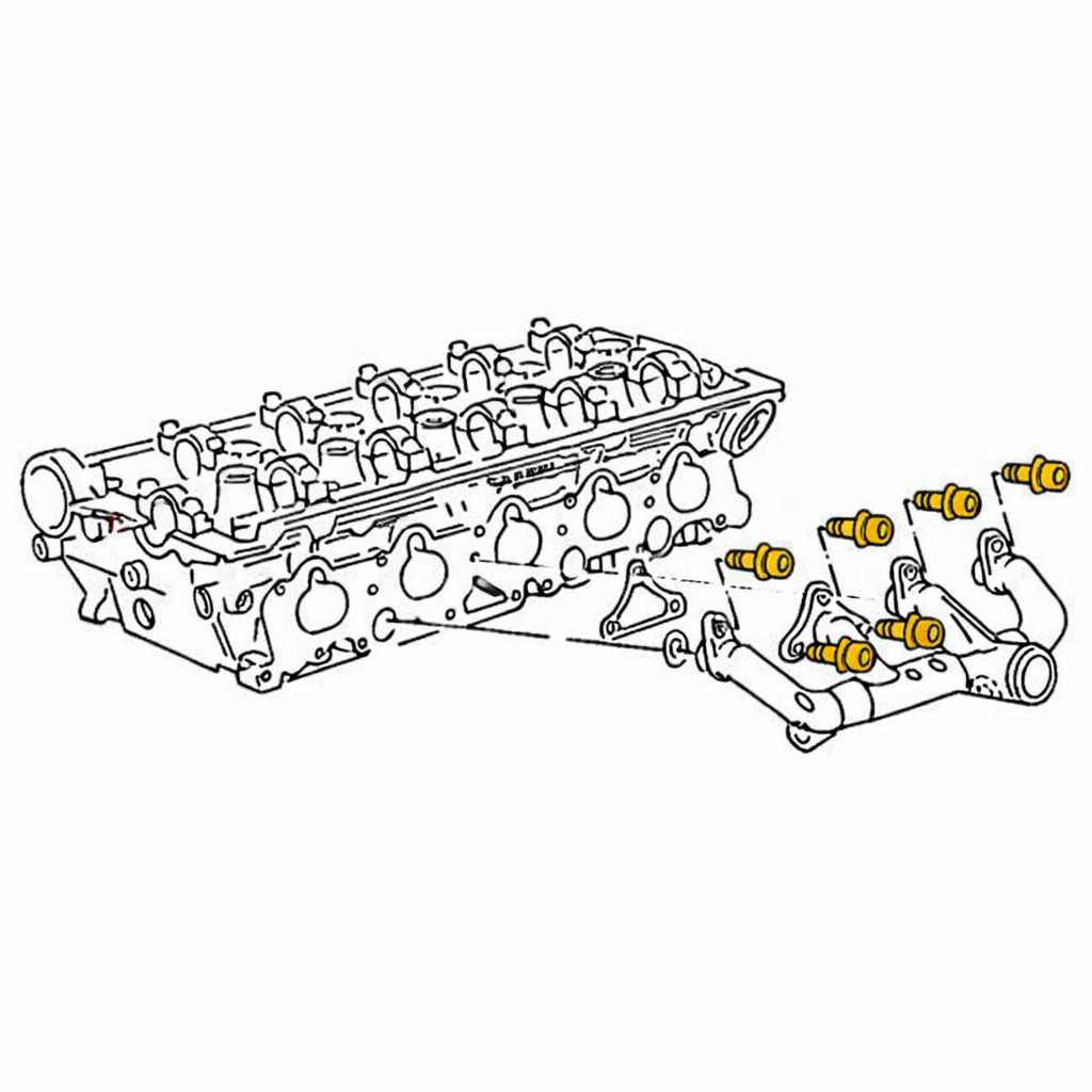 Schraubensatz Wassergalerie – Zylinderkopf Audi 5 Zylinder 20V – N01021710 / N0122265
