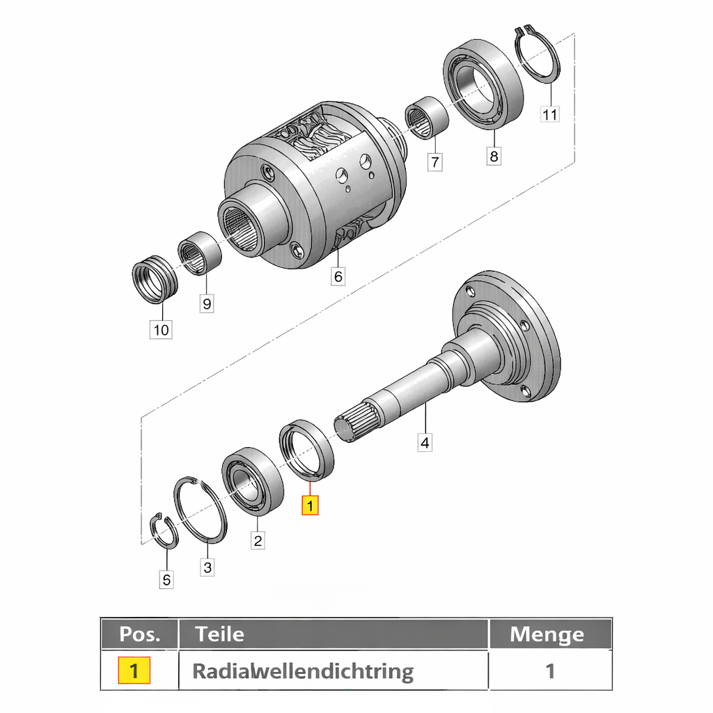 Audi 01A – 5-Gang Schaltgetriebe Simmering-Set  (Komplett) Dichtsatz Getriebe   Audi s2 & 80 / 90