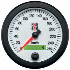 Tachometer 0-260 km/h