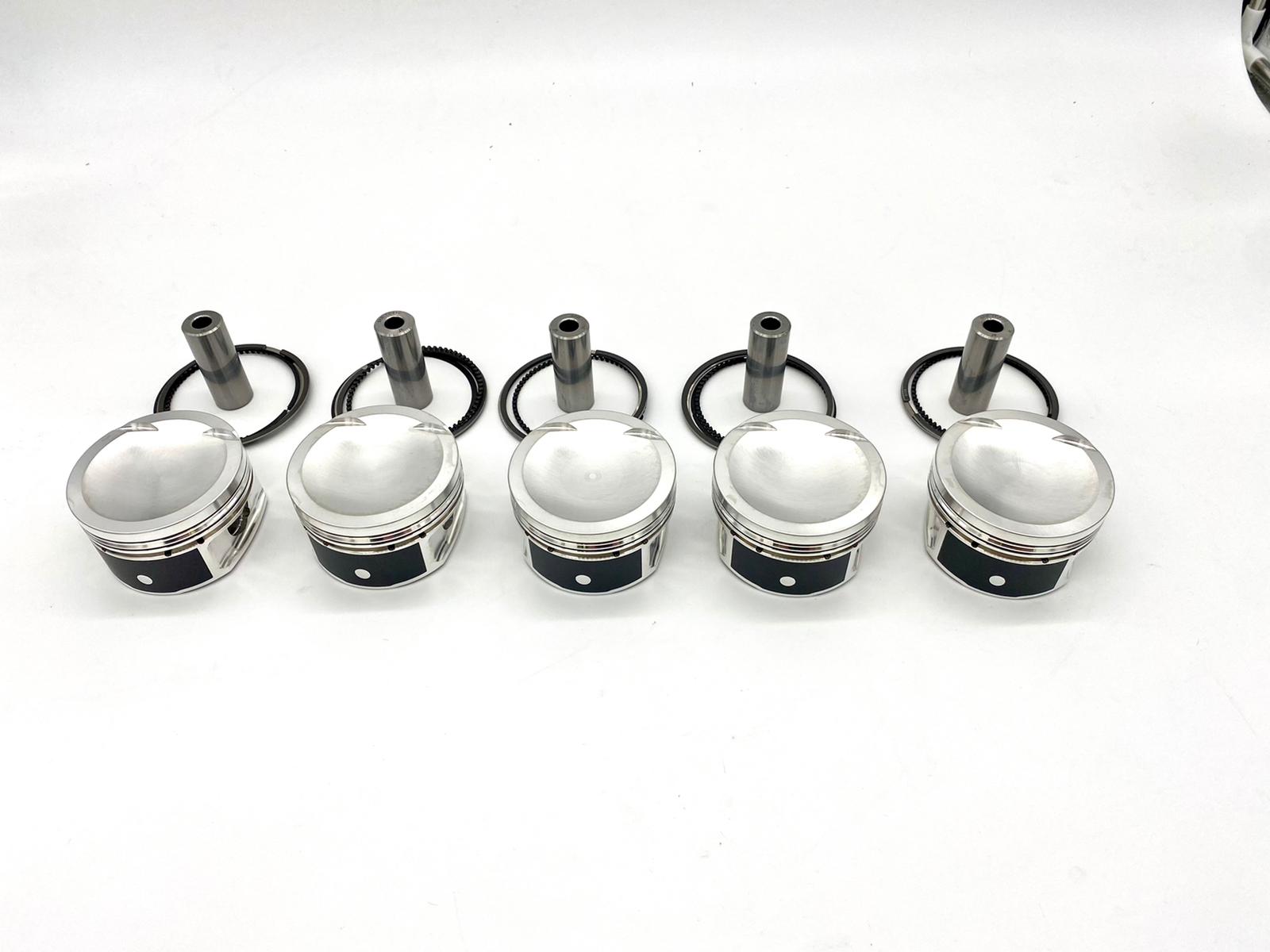 JE-Kolben 1350PS Upgrade Custom Audi 2,5l TFsi TTRS DAZA, DNWA 5 Zylinder-Satz /Schmiedekoilben / Upgradekolben / Motorsportkolben / Tfsi / Pistons /