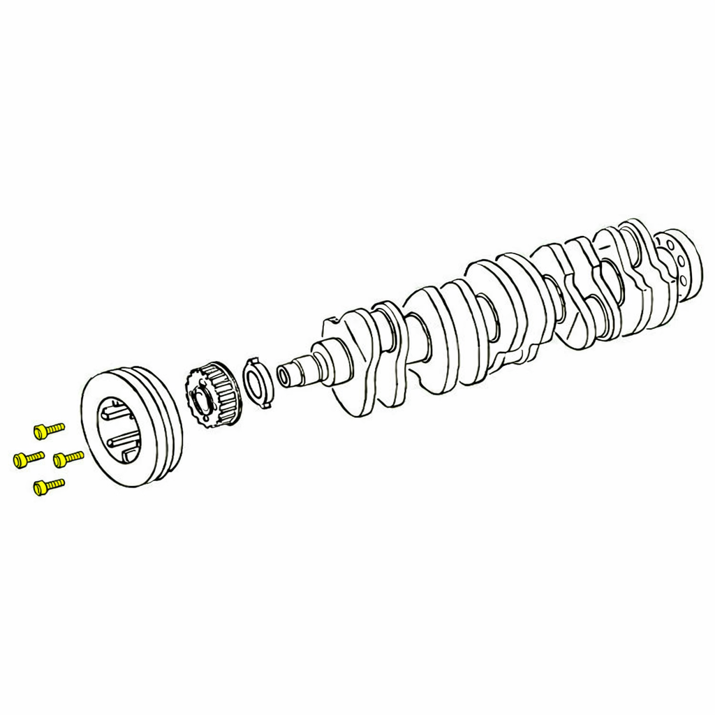 Schraubensatz Audi 5 Zylinder Riemenscheibe – Zahnriemenrad