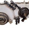 Audi 80/90/Coupé/Urquattro/B2/Typ 81/85 Befestigungsklammer + Schrauben Scheinwerfer Versteller NEU 