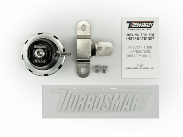 Benzindruckregler Turbosmart FPR8 passend für -8AN Anschlüsse (Schwarz)