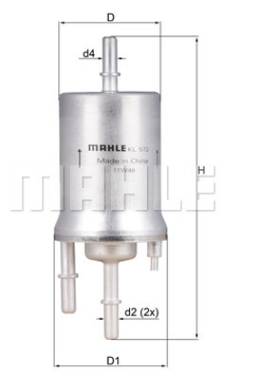 Kraftstofffilter Mahle