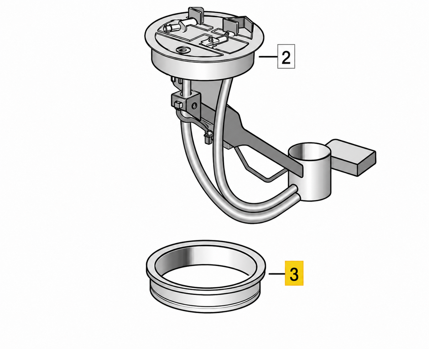 Dichtung Tankgeber Audi Coupé & S2
