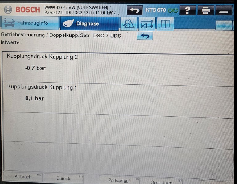 DQ381-DQ500  Steuergerät Reparatur Positionsgeber für Kupplung 1und 2 DSG 7 Gang