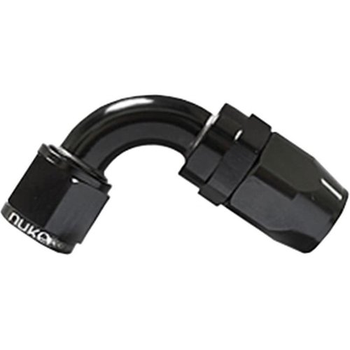 Schlauchanschluss Aluminium 90 Grad schwarz eloxiert, Dash 04