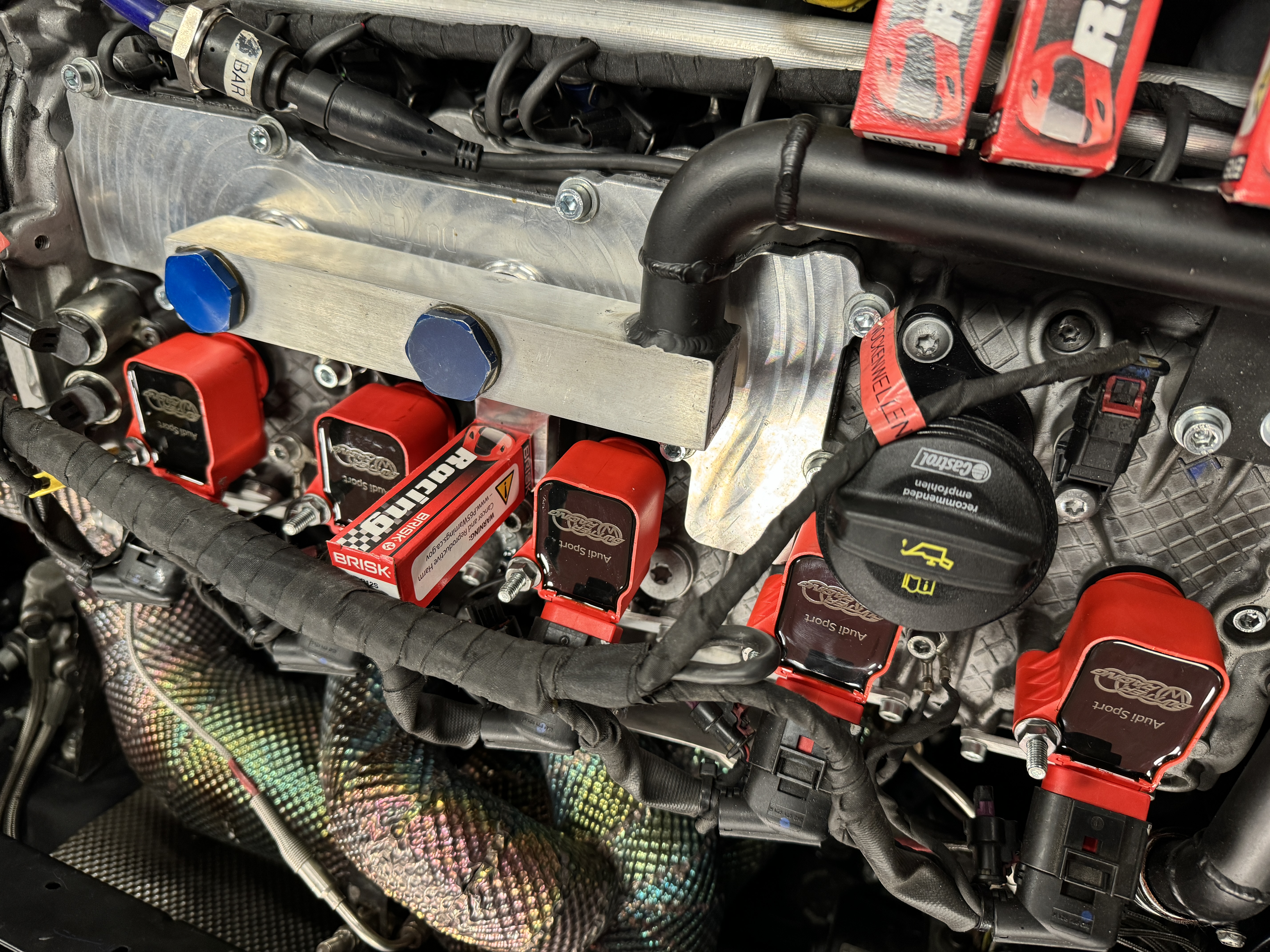 High Performance - Upgrade    Zündspulen Rot DutterRacing 2.5 TFSI /  DAZA  / DNWA