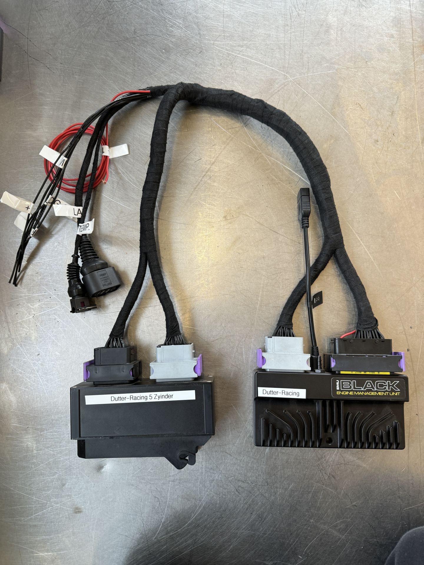 EMU Black Motronic plug&play Adapter Kit Audi 200 20V Turbo (3B)