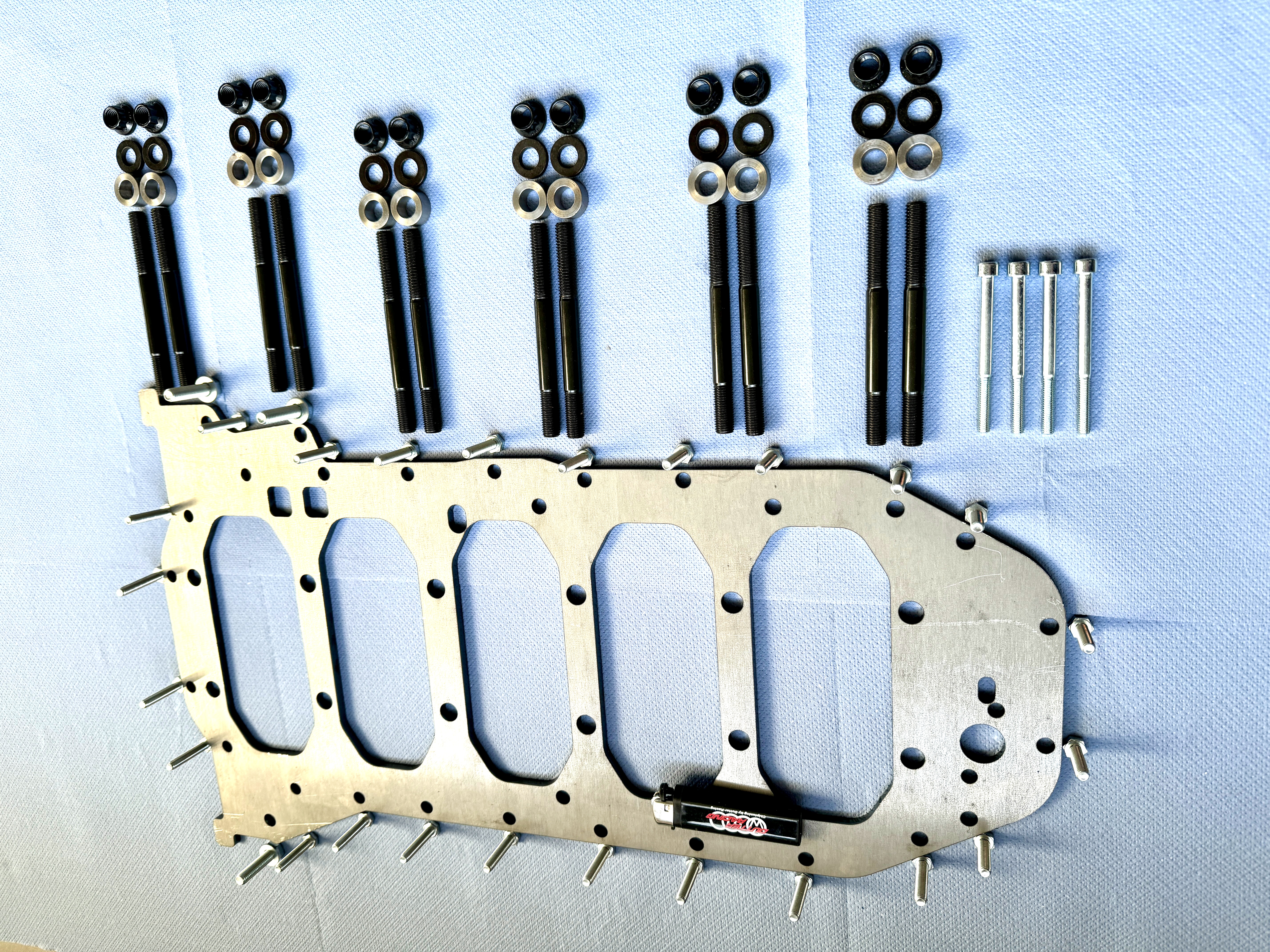 2.1L / 2.2L / 2.5L / Blockverstärkungsplatte / Blockversteifungsplatte / Kurbelgehäuse Kit  Audi 20V / 10V Turbo S2 RS2 S4 S6 200 20V Turbo