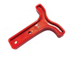 Haltegriff Rot für Steckerset groß