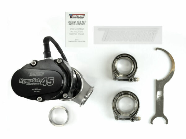 Turbosmart GenV Electronic HyperGate45 WG45 – Elektronisches Wastegate Schwarz