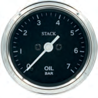 DEPO Turbodruck Manometer Manometer Instrument 52mm DEPO Öldruck 0