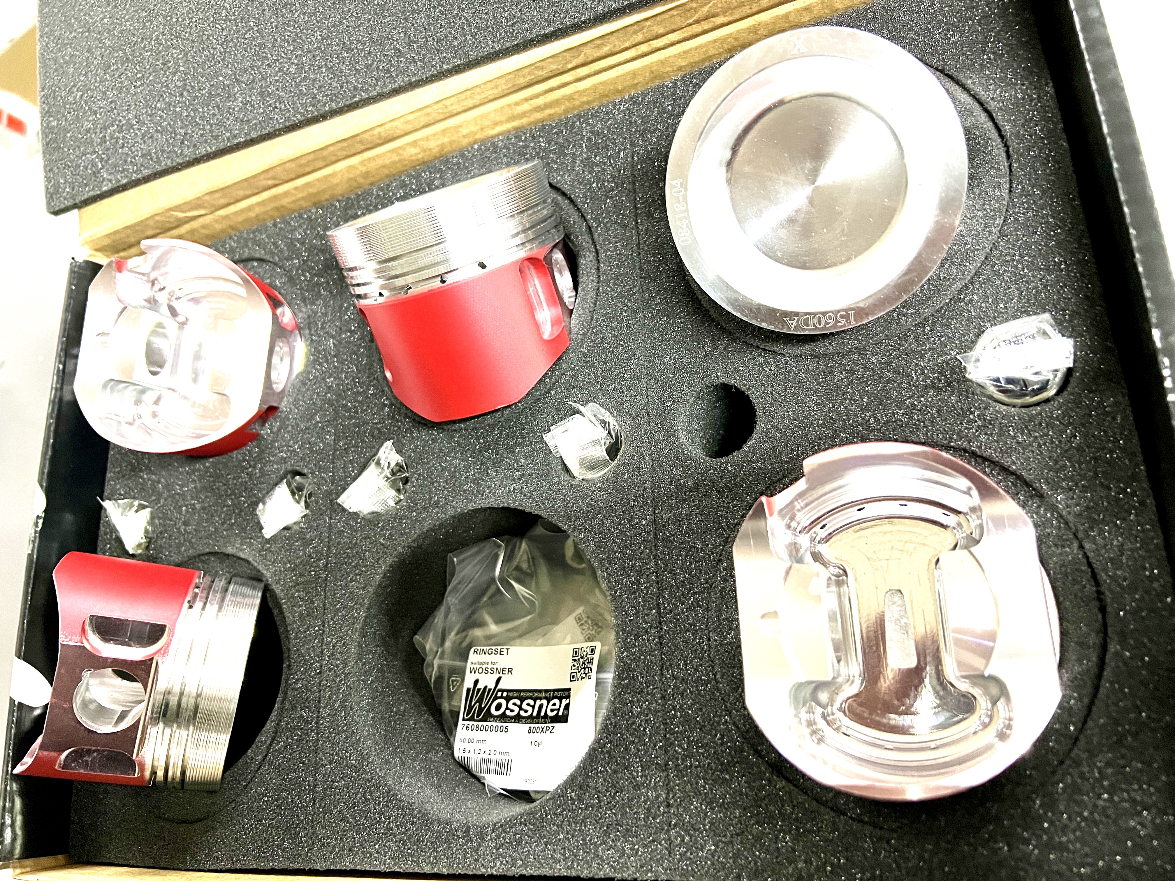 Upgrade Wössner Schmiedekolben Audi QUATTRO (85) 2.1L 10V Turbo WR / Urquattro / Kolben / Pistons / Motorsportkolben / Upgradekolben